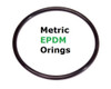 Metric EPDM 70  Orings 7 x 1.5mm  Minimum 25 pcs