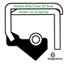 Metric Oil Shaft Seal 105 x 125 x 13mm Single Lip Double Metal Case