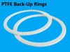 Metric PTFE Solid Back-Up Rings  25 x 3 x 1.25mm  Minimum 3 pcs