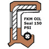 Metric FKM 150 PSI Oil Shaft Seal 15 x 25 x 6mm   Price for 1 pc