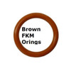 FKM Heat Resistant Brown O-rings  Size 411 Price for 1 pc