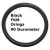 FKM 90 Black Orings Size 007 Minimum 25 pcs