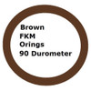 FKM 90 Brown Orings Size 001 Minimum 25 pcs