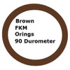 FKM 90 Brown Orings Size 033 Minimum 5 pcs