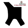 Nitrile H Style NBR Rod Wipers 30 x 38 x 6mm Price for 1 pc