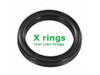 X Rings  Size 004 Minimum 10 pcs