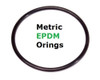 Metric EPDM 70  Orings 125 x 3mm  Price for 1 pc