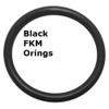 FKM Heat Resistant Black O-rings  Size 012 Minimum 50 pcs
