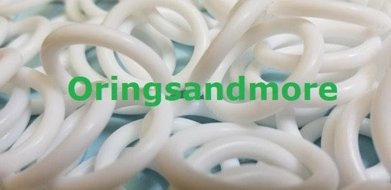 Metric PTFE White  O-rings 5 x 2.5mm  Price for 1 pc