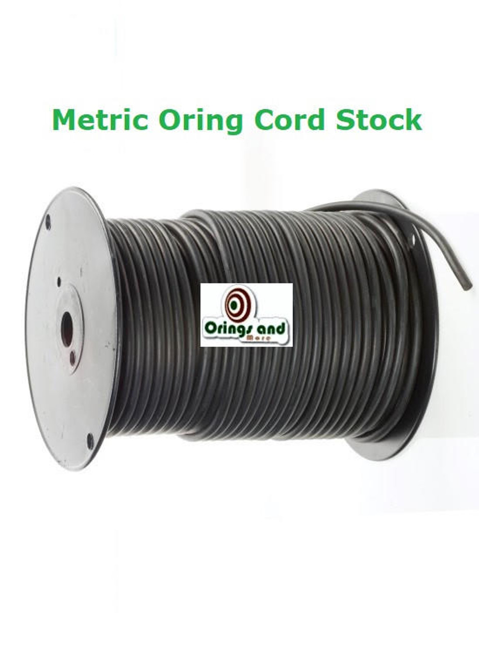 Metric O-ring Cord Buna Nitrile  8mm Price per Foot