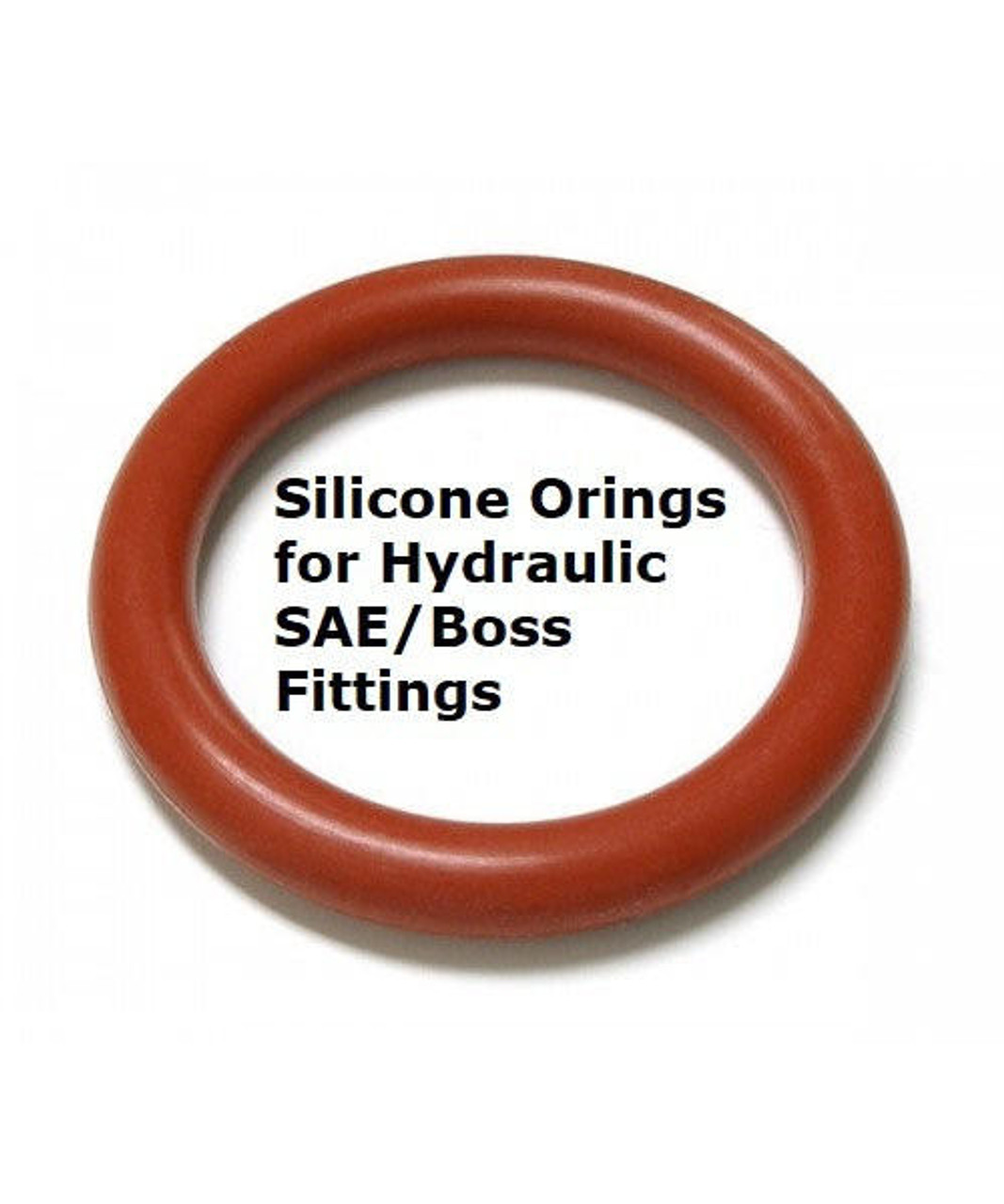 Silicone Orings for SAE/BOSS threads #901  Minimum 50 pcs