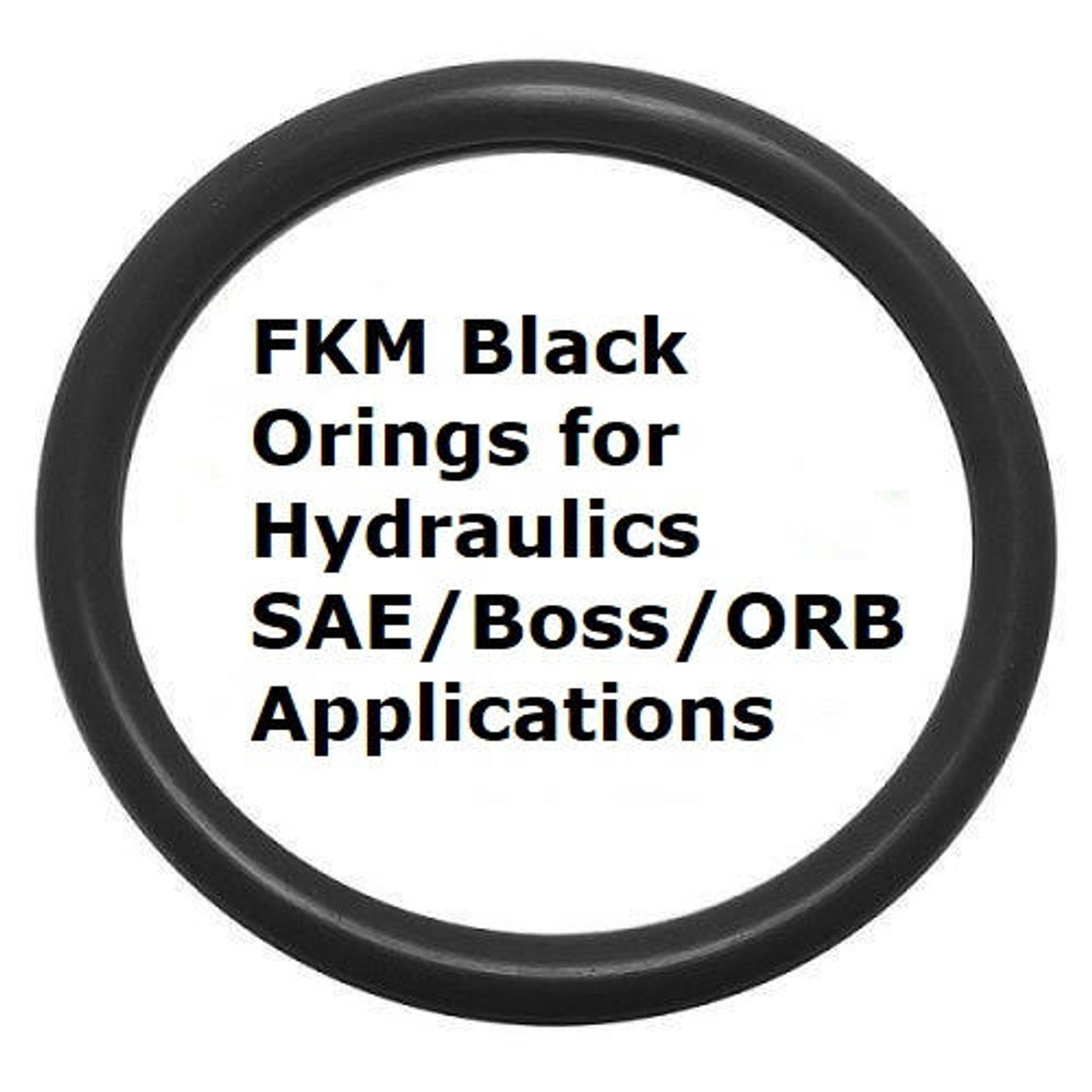 FKM Orings #902 Hydraulic BOSS Black 75  Minimum  25 pcs