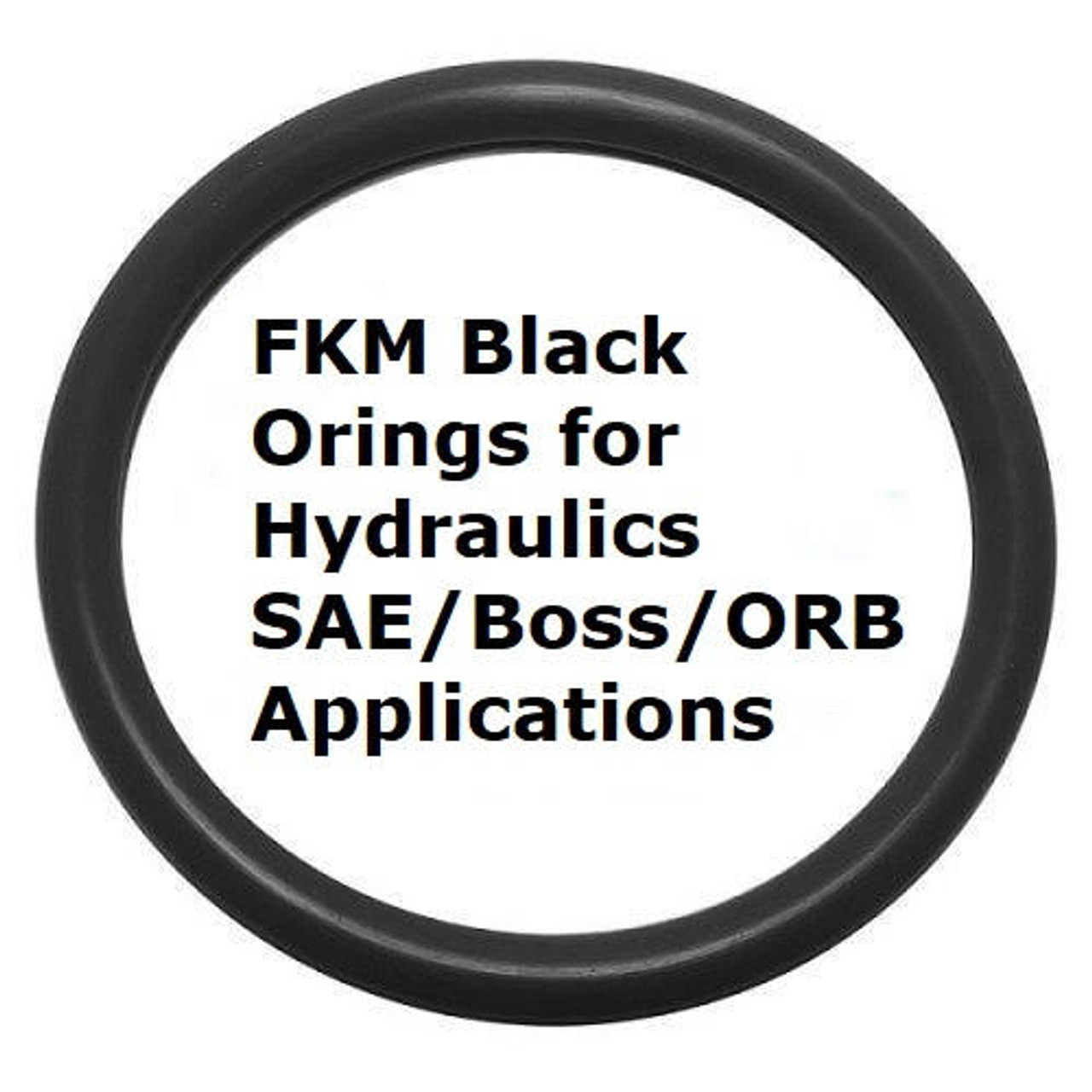 FKM Orings #918 Hydraulic BOSS Black 75  Minimum 5 pcs