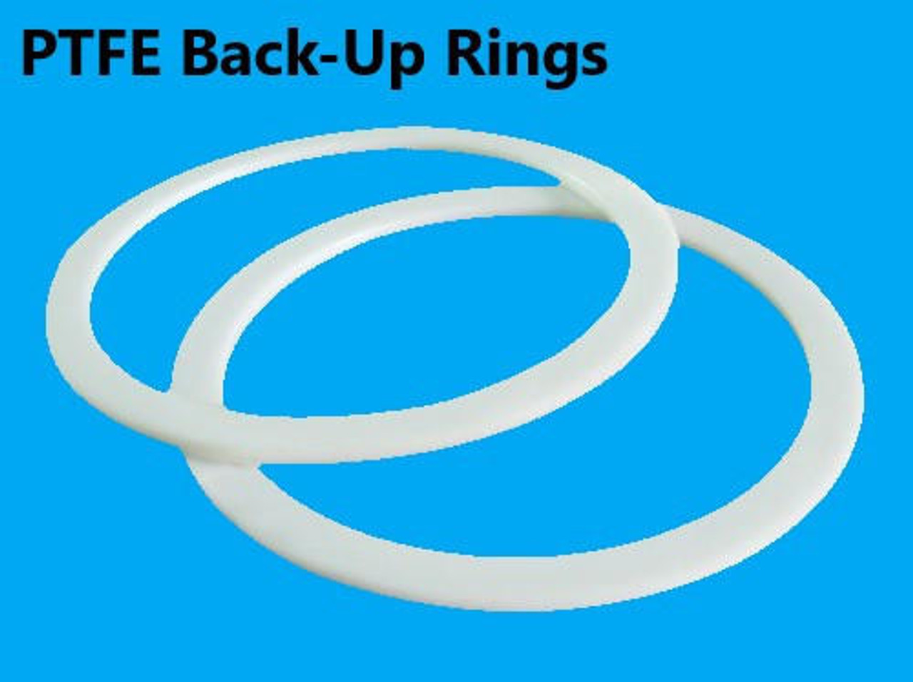 Metric PTFE Solid Back-Up Rings  15 x 2 x 1.25mm  Minimum 3 pcs