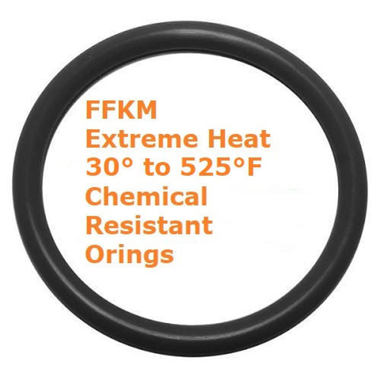 FFKM 75 Black O-rings N894  Size 025≈Kalrez Chemraz Simriz Brands