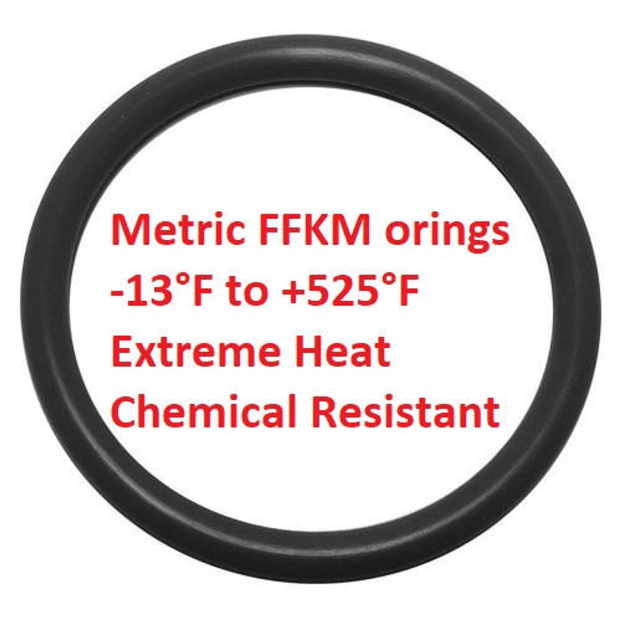 FFKM O-ring 9.8 x 1.9mm   Temp  -13° to -525°F