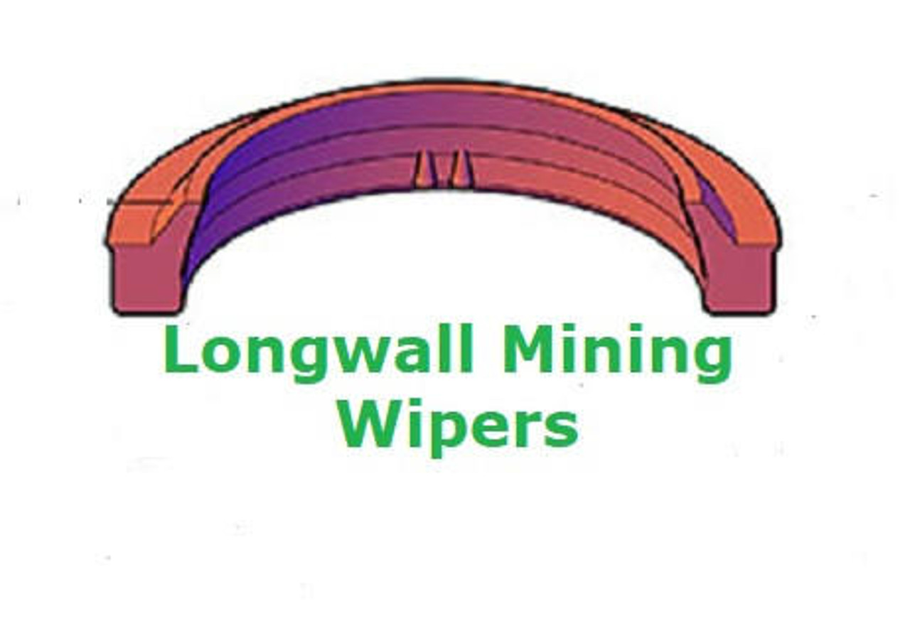 Mining Wiper Poly Seal 120mm ID x 132.2mm OD x 7.2mm  