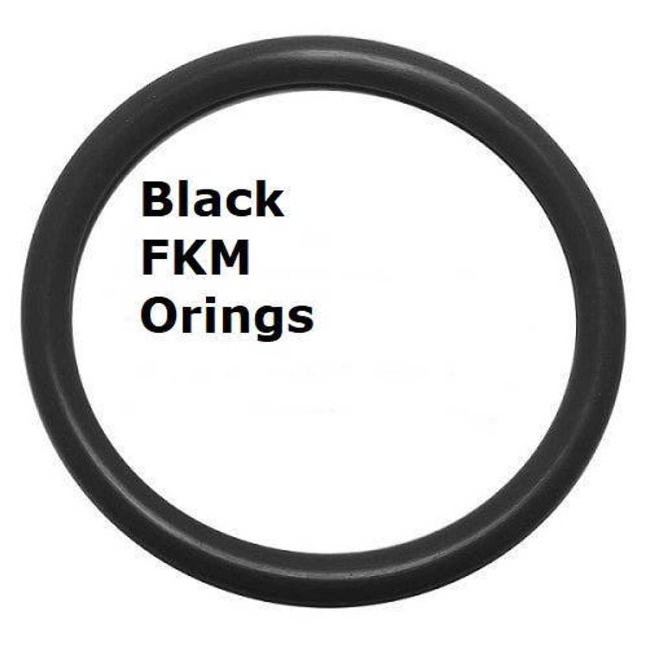 FKM Heat Resistant Black O-rings  Size 402 Price for 1 pc