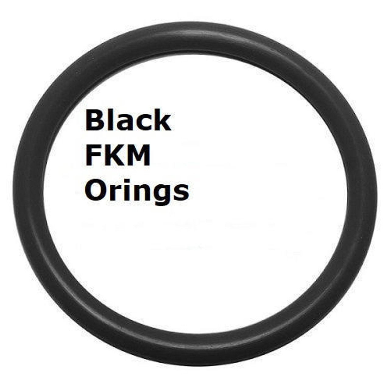 FKM Heat Resistant Black O-rings  Size 411 Price for 1 pc