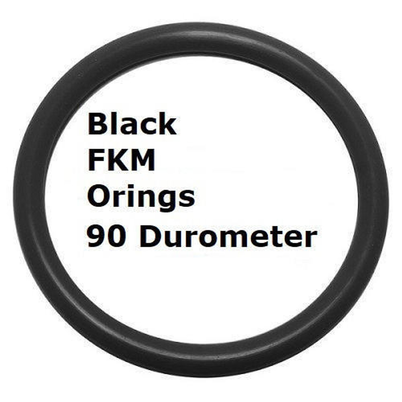 FKM 90 Black Orings Size 015 Minimum 20 pcs