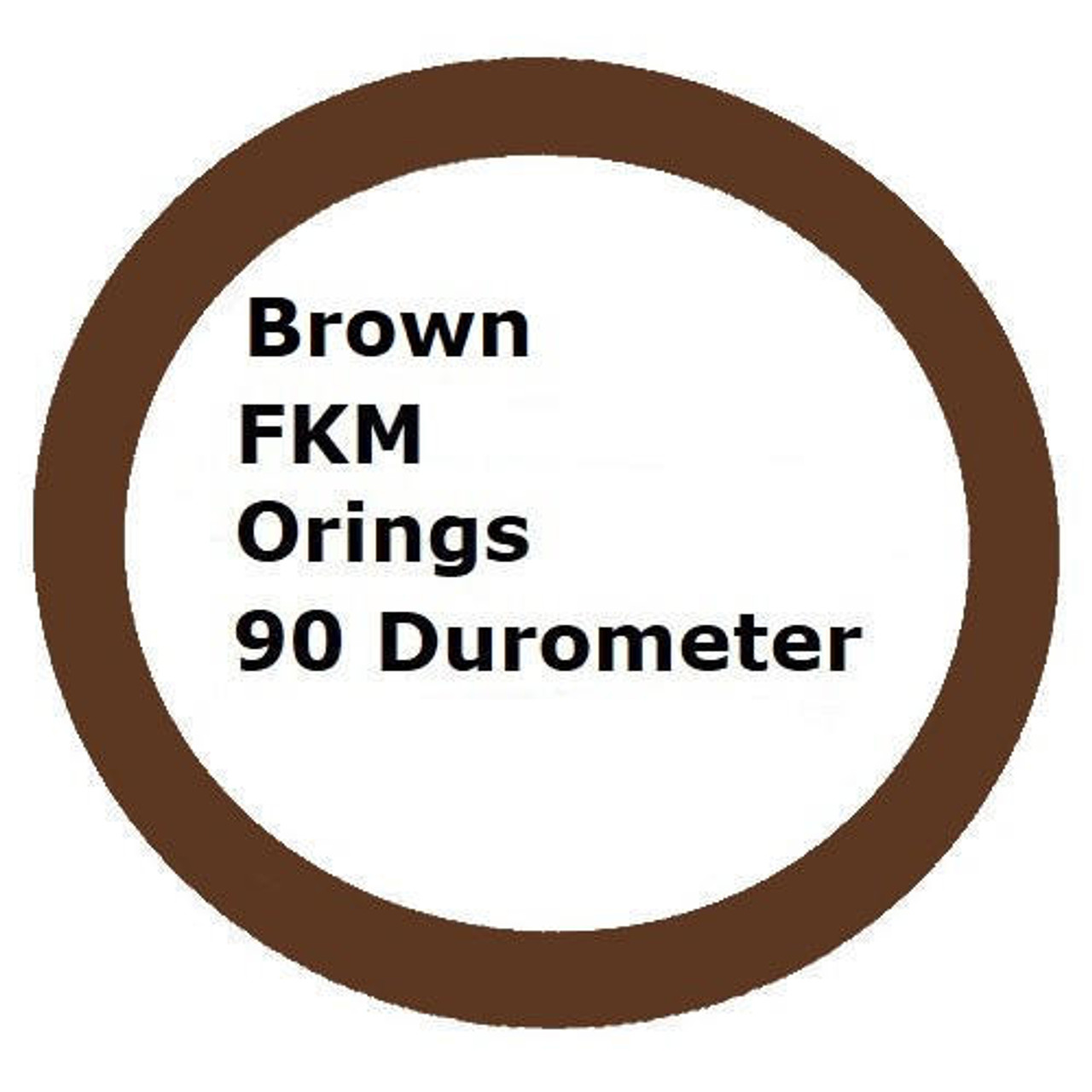 FKM 90 Brown Orings Size 018 Minimum 20 pcs