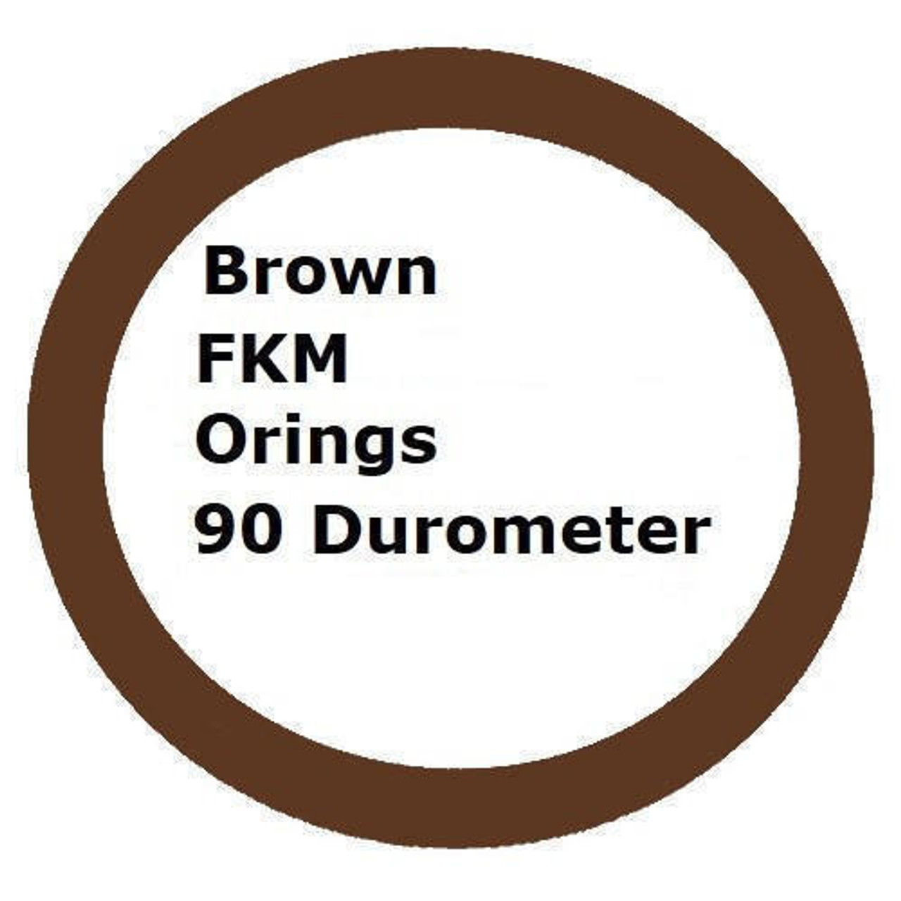 FKM 90 Brown Orings Size 127 Minimum 5 pcs