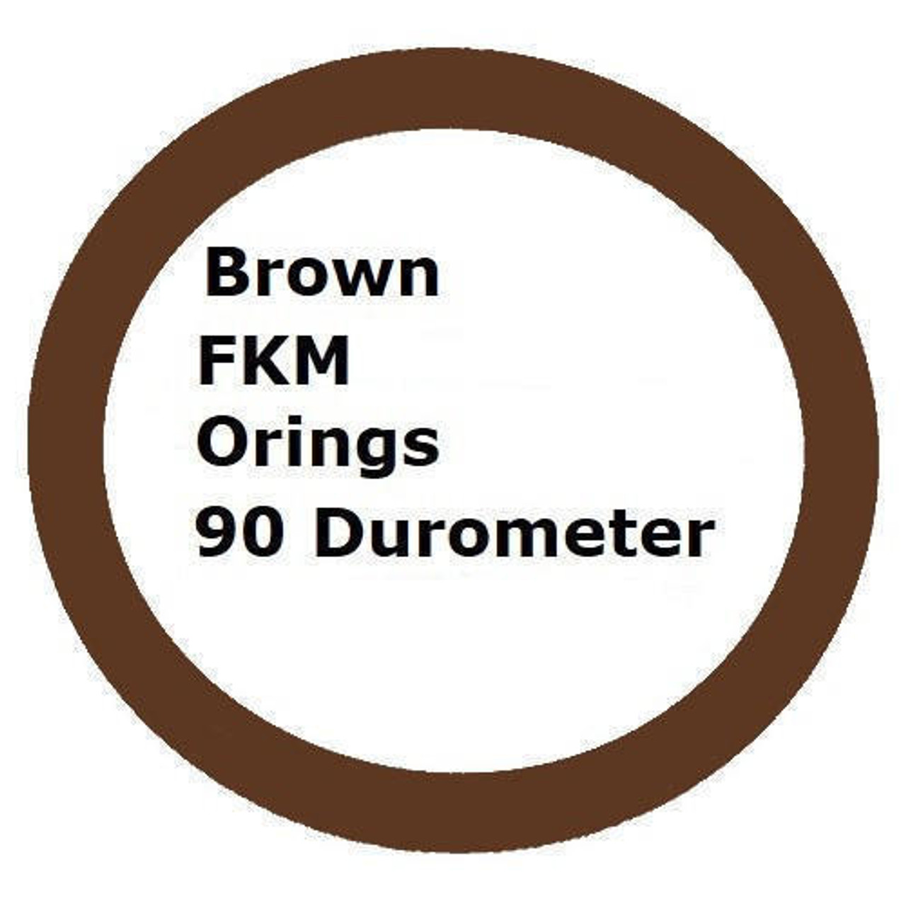 FKM 90 Brown Orings Size 132 Minimum 3 pcs