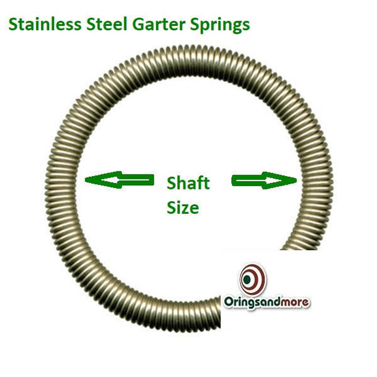 Stainless Garter Springs for 130mm Shaft  Minimum 1 pc