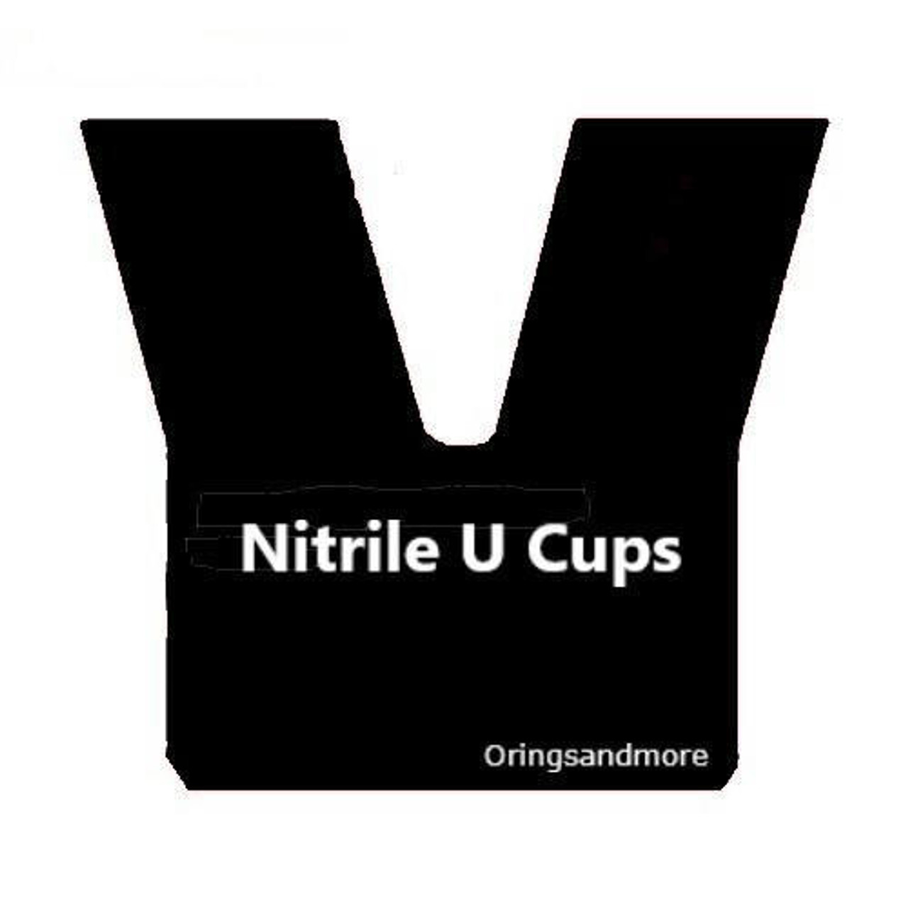 Nitrile U Cup 10mm ID x 20mm OD x 8mm Seal  HT Price for 1 pc