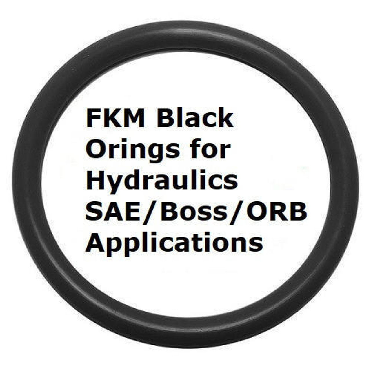 FKM Orings #906 Hydraulic BOSS Black 90  Minimum  25 pcs