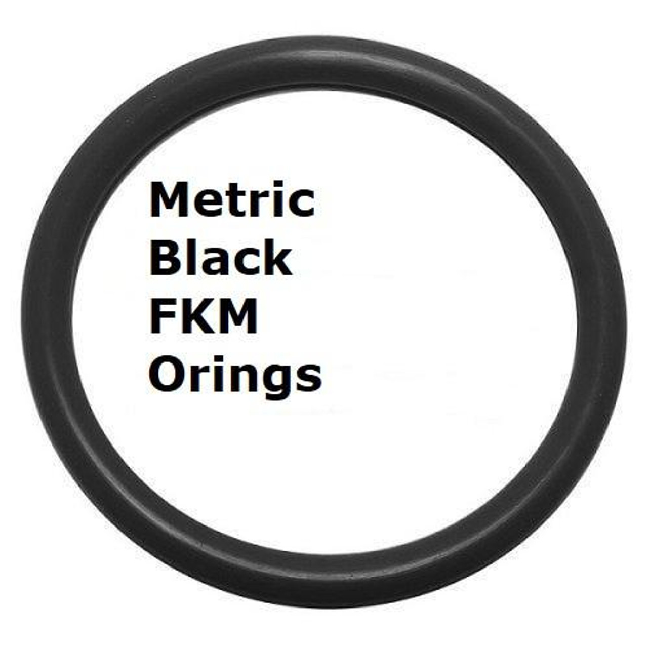 FKM O-ring 16.5 x 1.5mm Black  Minimum 10 pcs