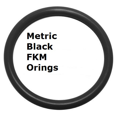 FKM O-ring 10.5 x 2mm Black Minimum 5 pcs