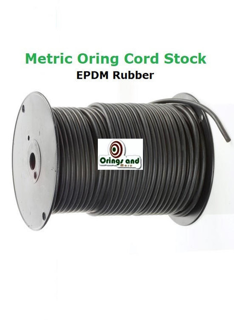 Metric 3mm O-ring Cord EPDM   Price per Foot