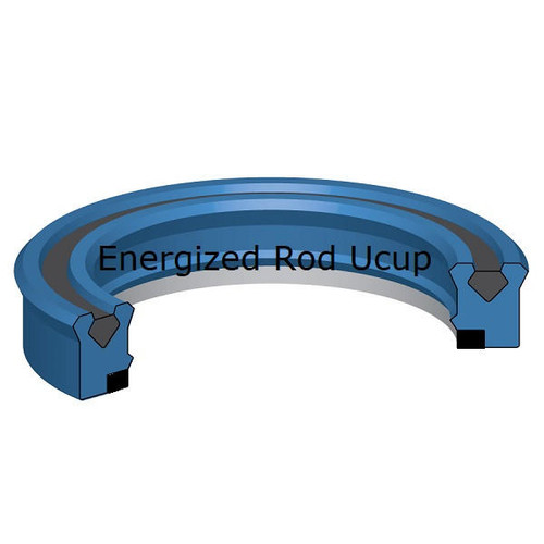 Energized Rod U cup 60mm ID x 75mm OD x 11.4mm Seal  10,000 PSI