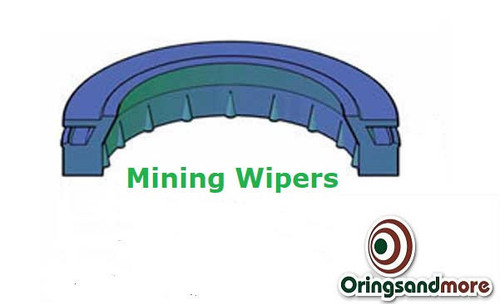 Mining Wiper Seal 40mm ID x 48mm OD x 4.5mm  Price for 1 pc