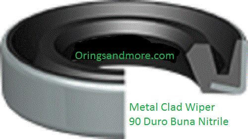 Metal Clad Rod Wipers H Style 3"x 3-3/4"x 3/8"  Metal Clad Rod Wipers H Style 3"x 3-3/4"x 3/8"