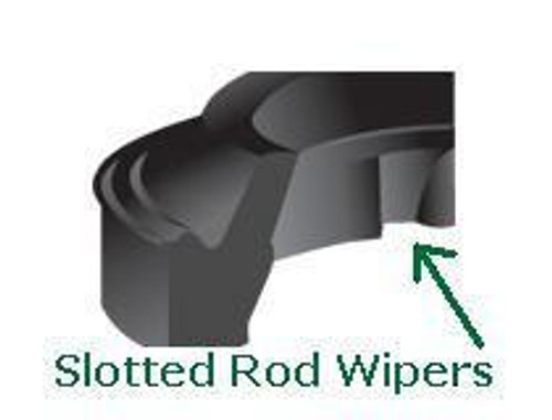 Rod Wipers Slotted for 2-1/2" Price for 1 pc