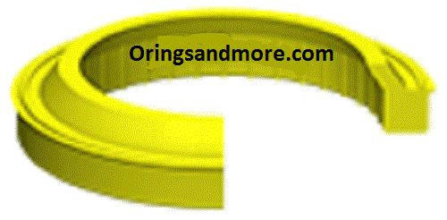 Metric Ribbed D Rod Wipers 32 x 40 x 5mm Price for 1 pc