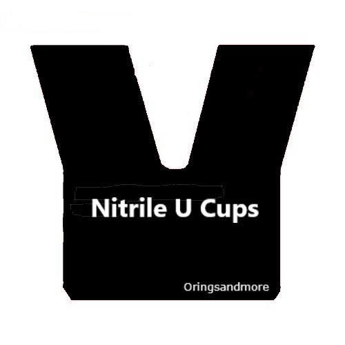 Nitrile U Cup 10mm ID x 20mm OD x 8mm Seal  HT Price for 1 pc