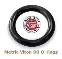 FKM 90 O-ring 25 x 2mm Minimum 10 pcs