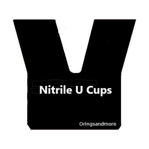 Nitrile U Cup 20mm ID x 28mm OD x 5mm Seal  HT Price for 1 pc