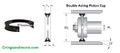 Double Acting Piston Seal  40 x 10 x 18 Price for 1 pc