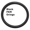 FKM Heat Resistant Black O-rings  Size 004 Minimum 50 pcs