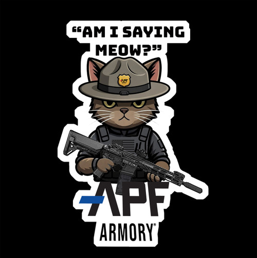 Am I Saying Meow Sticker