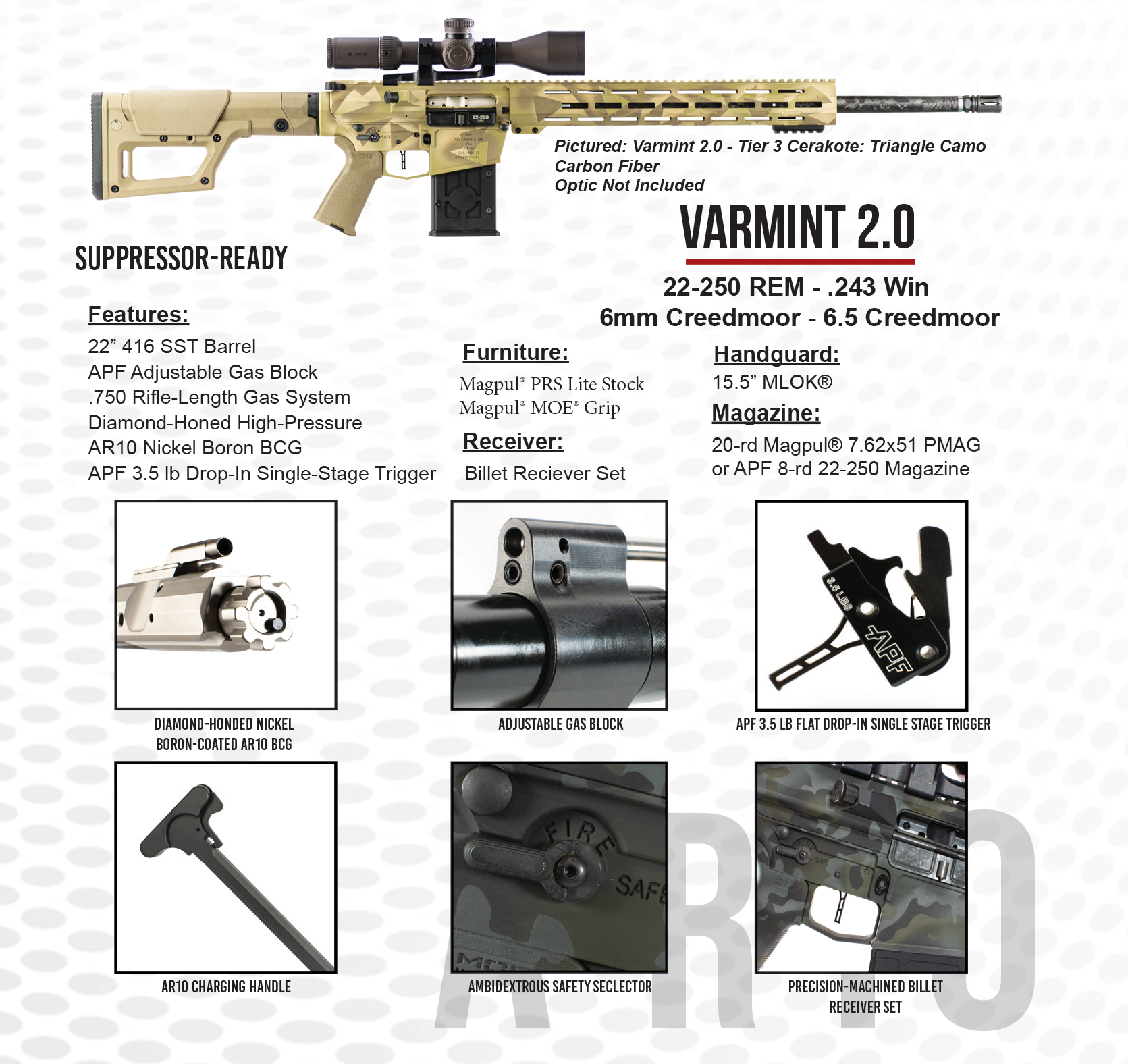 AR 10 Varmint 2.0 | APF Armory