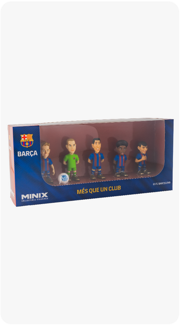 Minix Pack 5 Jugadores | FC Barcelona, caja