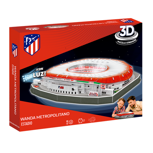 3D Benito Villamarín Puzzle Stadium (Real Betis) with light