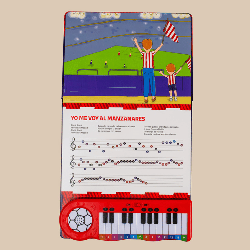 Piano libro del Atlético de Madrid