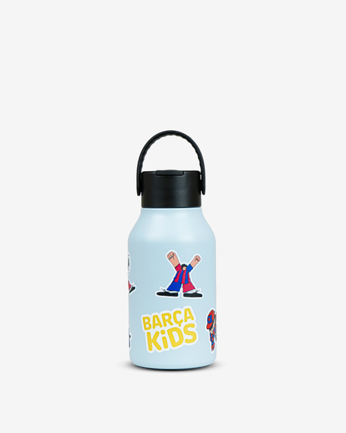 BOTELLA TERMO "RUNBOTT MII" FCB - TEXTURE STICKERS 350 ML POWDER SKY TAPON SPORT