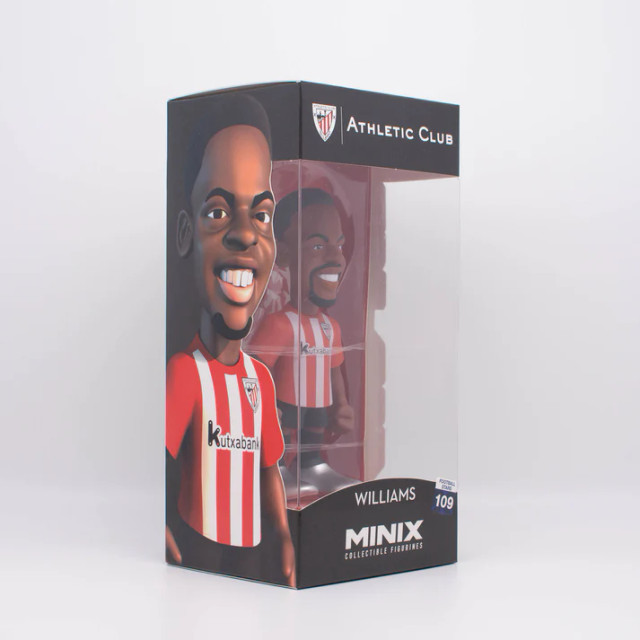 Figura minix de Iñaki Williams, Athletic de Bilbao, en caja
